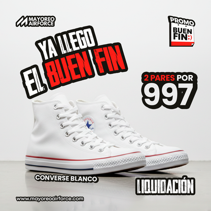 CONVERSE MID BLANCO
