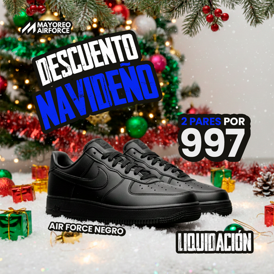 AIRFORCE 1 NEGRO